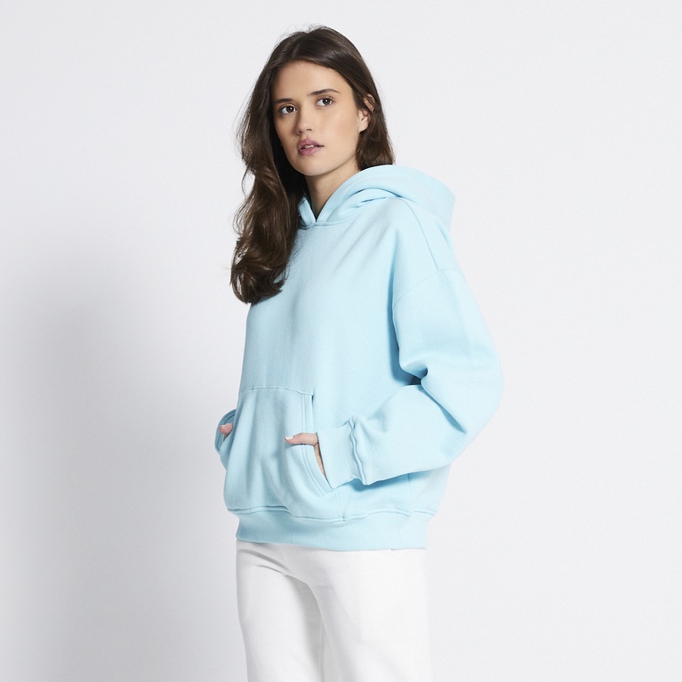 Heavy hoodie "Hilma" Turquoise